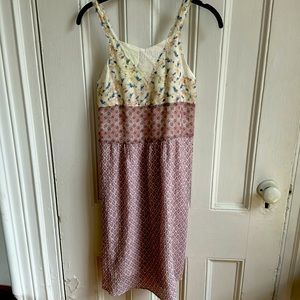 Zara NWOT summer dress with bitsy flowers